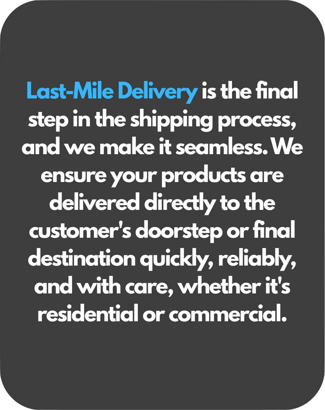 Full Truck Load Back